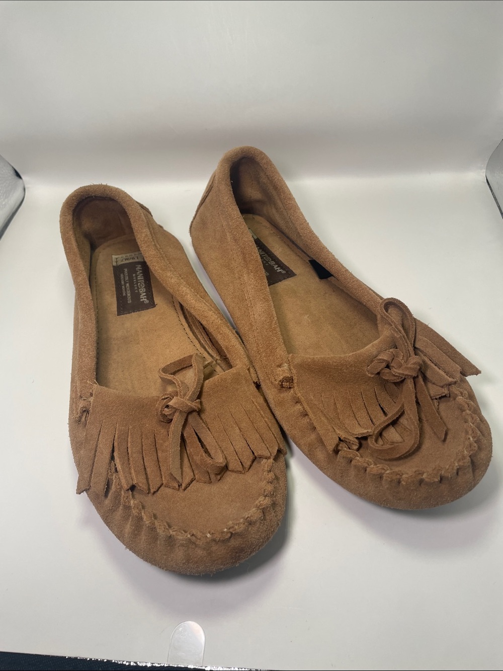 Manitobah - Suede Fringe Moccasin Loafers - Brown - 9